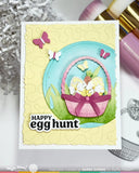 WAFFLE FLOWER: Postage Collage Egg Hunt Icons | Die