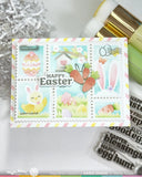 WAFFLE FLOWER: Postage Collage Egg Hunt | Stamp