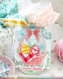 WAFFLE FLOWER: Postage Collage Egg Hunt | Stamp