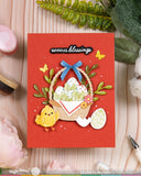 WAFFLE FLOWER: Postage Collage Egg Hunt Icons | Die