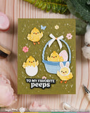 WAFFLE FLOWER: Postage Collage Egg Hunt Icons | Die