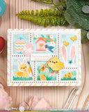WAFFLE FLOWER: Postage Collage Egg Hunt Icons | Die