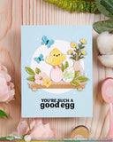WAFFLE FLOWER: Postage Collage Egg Hunt Icons | Die