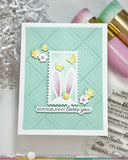 WAFFLE FLOWER: Postage Collage Egg Hunt | Stencil