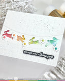 WAFFLE FLOWER: Postage Collage Bunny Silhouettes | Die