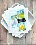WAFFLE FLOWER: Postage Collage Egg Hunt | Stamp