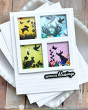 WAFFLE FLOWER: Postage Collage Spring Silhouettes | Stamp
