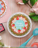 WAFFLE FLOWER: Stencil & Die | Cake Focal
