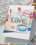 WAFFLE FLOWER: Stamp | Bake With Love