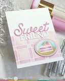 WAFFLE FLOWER: Stencil & Die | Postage Cake Slice