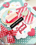 WAFFLE FLOWER: Stencil & Die | Postage Cake Slice