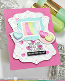 WAFFLE FLOWER: Stencil | Postage Collage Inner Blocks