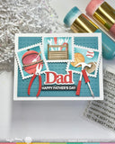 WAFFLE FLOWER: Stamp | Mom & Dad Sentiments