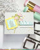 WAFFLE FLOWER: Stamp & Die Combo | Postage Collage Frames