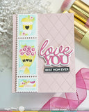 WAFFLE FLOWER: Stamp | Mom & Dad Sentiments