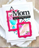 WAFFLE FLOWER: Stencil | Postage Collage Mom