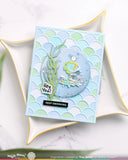 WAFFLE FLOWER: Die | Postage Collage Fish
