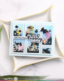 WAFFLE FLOWER: Die | Postage Collage Fish