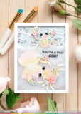 WAFFLE FLOWER: Seashell Frame | Coloring Stencil