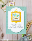 WAFFLE FLOWER: Die | Square Postage Die