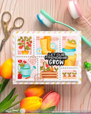 WAFFLE FLOWER: Stamp & Die Combo | Green Thumb Sentiments