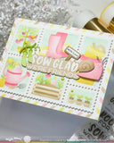 WAFFLE FLOWER: Stamp & Die Combo | Plant Marker