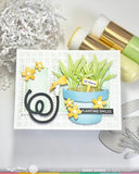 WAFFLE FLOWER: Stamp & Die Combo | Plant Marker