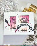 WAFFLE FLOWER: Die | Postage Collage Gardening Add Ons