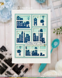 WAFFLE FLOWER: Die | Postage Collage Windows