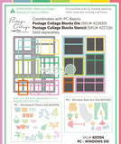 WAFFLE FLOWER: Die | Postage Collage Windows