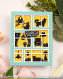 WAFFLE FLOWER: Die | Postage Collage Windowsill Plants