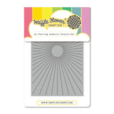 WAFFLE FLOWER: Die | A2 Piercing Sunburst Texture