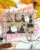 WAFFLE FLOWER: Die | Postage Collage Spooktacular Icons