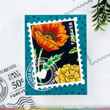 WAFFLE FLOWER: Oversized Postage| Combo Stamp & Die
