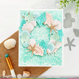 WAFFLE FLOWER: Seafoam | Stencil