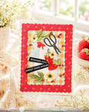 WAFFLE FLOWER: Die | Postage Collage Gardening Add Ons