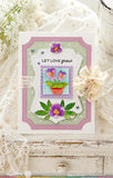 WAFFLE FLOWER: Die | Square Postage Die