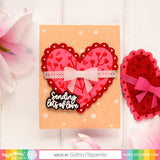 WAFFLE FLOWER: Sending Love Sentiments | Stamp