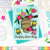 WAFFLE FLOWER:  Happy Bee | Die