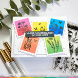 WAFFLE FLOWER: Wild Flower Silhouettes | Stamp