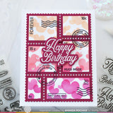 WAFFLE FLOWER: Best Wishes | Stamp