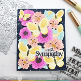 WAFFLE FLOWER:  Butterfly Blossom Texture | Die