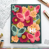 WAFFLE FLOWER:  Butterfly Blossom Texture | Die
