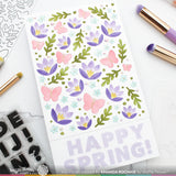 WAFFLE FLOWER: Crocus Flutter | Stencil