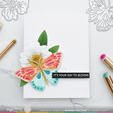 WAFFLE FLOWER:  Butterfly Focal | Die