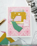 WAFFLE FLOWER:  Quilted Squares Texture | Die