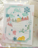 WAFFLE FLOWER:  Snowy Hills | Die