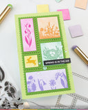 WAFFLE FLOWER: Postage Collage Spring Silhouettes | Stamp