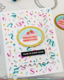 WAFFLE FLOWER: Stencil & Die | Postage Cake Slice