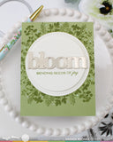 WAFFLE FLOWER: Stamp | Postage Collage Herb Silhouettes